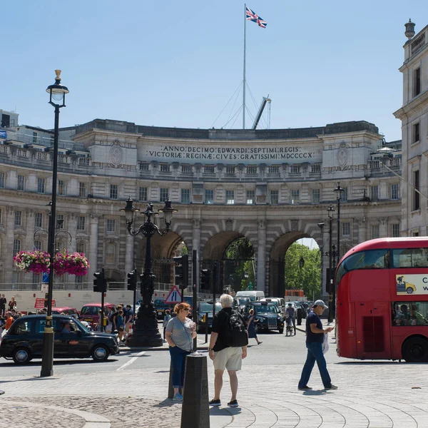 Londra Birleşik Krallık Haziran 2019 Londra Trafalgar Meydanı Yakın Bir — Stok fotoğraf
