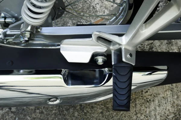 kick start motorcycle and motorcycle footrest