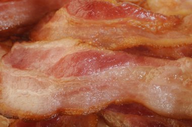 pişmiş pastırma rashers arka plan