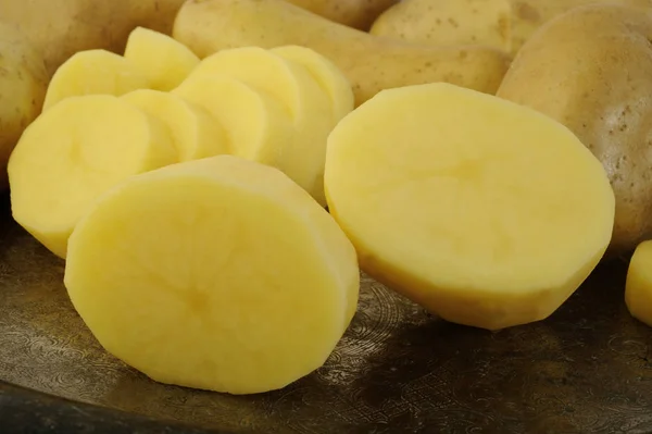 Nahaufnahme Von Bio Kartoffeln — Stockfoto