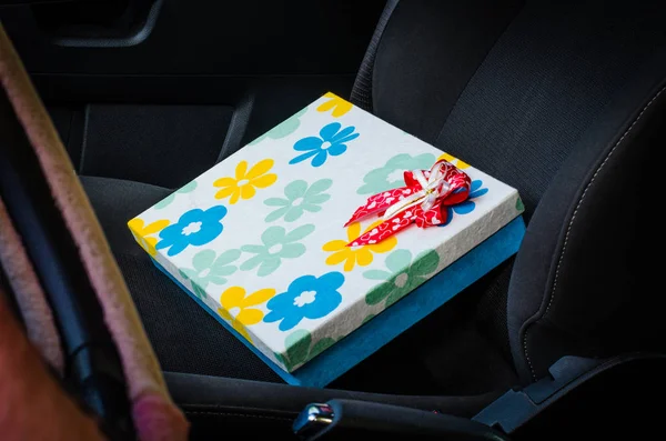 Gift boxes on Car Seats