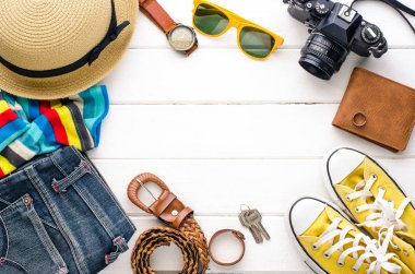 Seyahat Giyim Aksesuarları giyim boyunca seyahat için