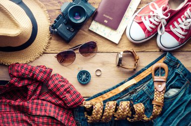Seyahat Giyim Aksesuarları giyim boyunca seyahat için