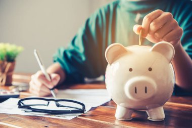 Eller domuz kumbarasındaki paradır. Tasarruf kavramı..