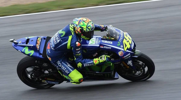 Valentino Rossi Brno 2017 Rechtenvrije Stockafbeeldingen