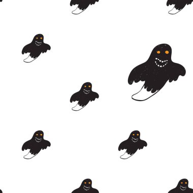 Cadılar Bayramı düz desen