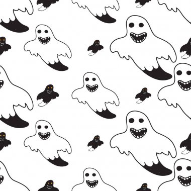 Cadılar Bayramı düz desen