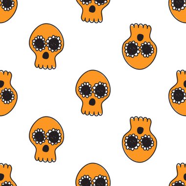 Cadılar Bayramı düz desen