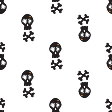 Cadılar Bayramı düz desen