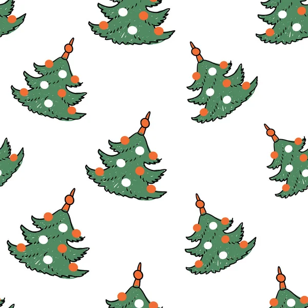 Weihnachtliches Muster — Stockvektor
