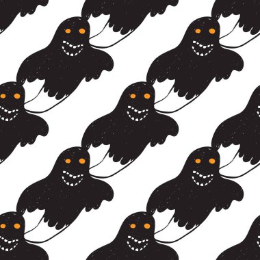 Cadılar Bayramı düz desen