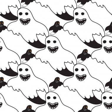 Cadılar Bayramı düz desen