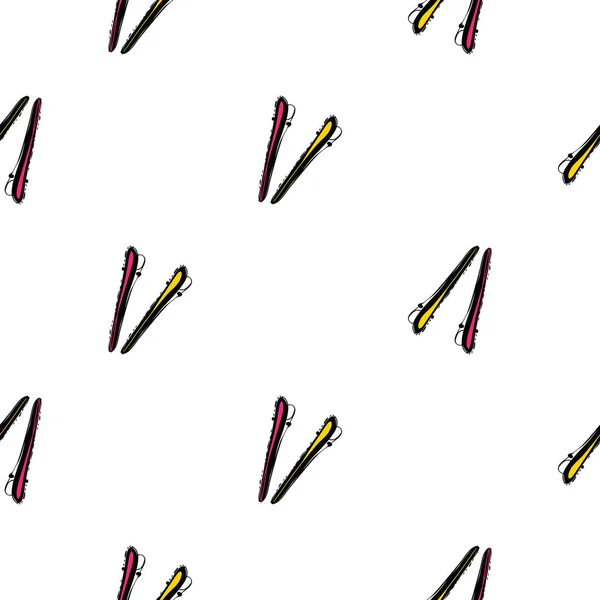 Coiffure motif plat — Image vectorielle