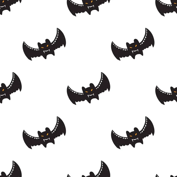 Halloween plat patroon — Stockvector