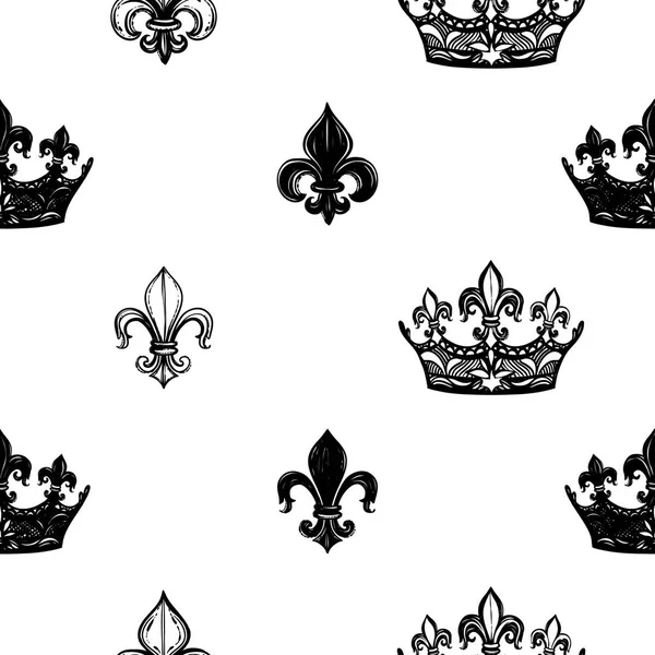 Mode königliche Zeichen — Stockvektor