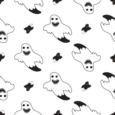 Cadılar Bayramı düz desen