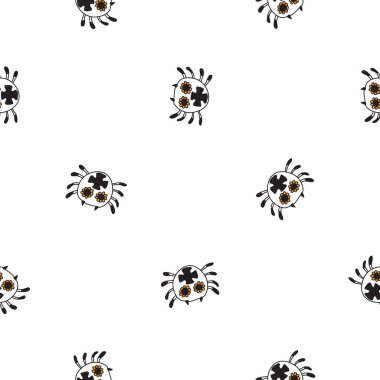 Cadılar Bayramı düz desen