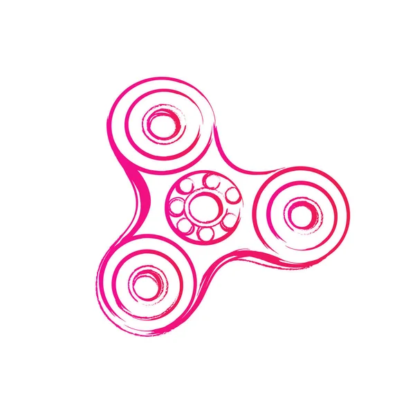 Fidget spinner ilustración — Vector de stock