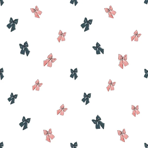 Background Pattern Bows Vector Illustration — Stock Vector