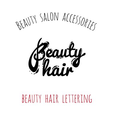 Güzellik Salonu aksesuarları, arka plan, illüstrasyon vektör.