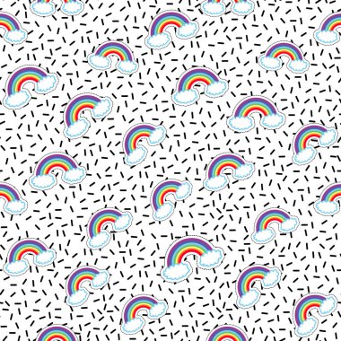 Gökkuşağı arka plan, vektör çizim.