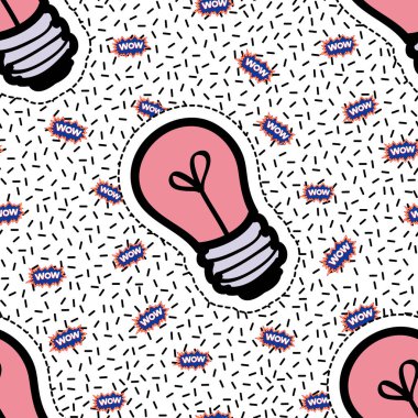 ampul arka plan, vektör çizim.