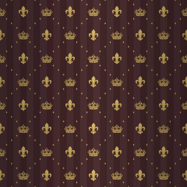 arka plan, kron, vektör çizim ile desen. 