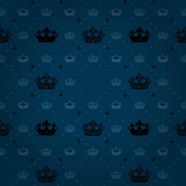 arka plan, kron, vektör çizim ile desen. 