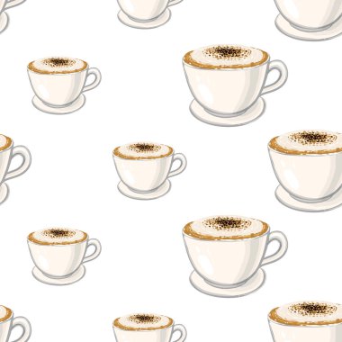 Aroma, kahve arka plan, vektör çizim 