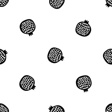 Nar, vektör çizim ile aşiret tasarım 