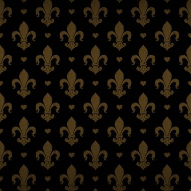 arka plan, desen, fleur de lys, vektör çizim.