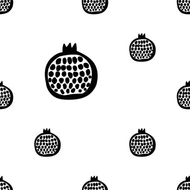 Nar, vektör çizim ile aşiret tasarım 