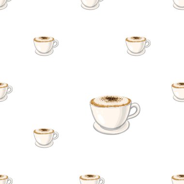 Aroma, kahve arka plan, vektör çizim 