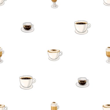 Aroma, kahve arka plan, vektör çizim 