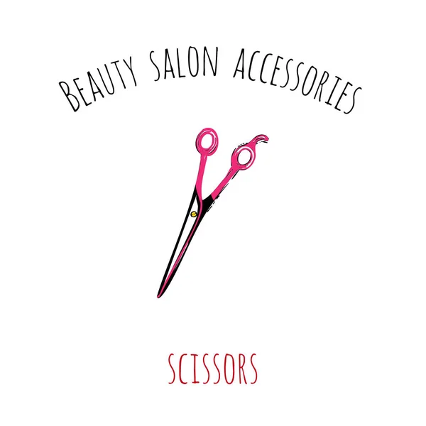 Schönheitssalon Accessoires Hintergrund Vektorillustration — Stockvektor