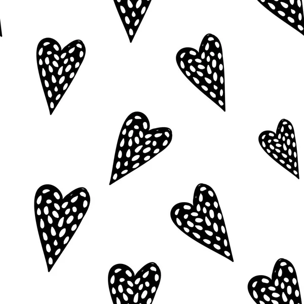 Valentine Day Background Hearts Vector Illustration — Stock Vector