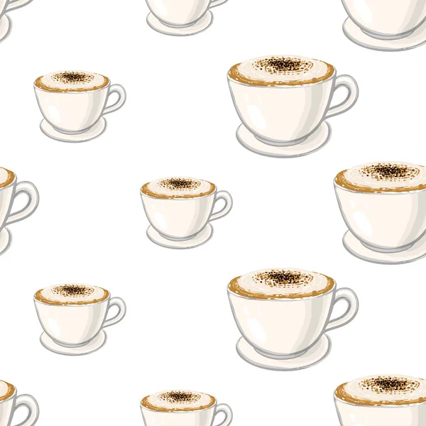 Aroma Kaffee Hintergrund Vektorillustration — Stockvektor