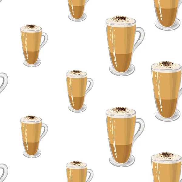 Aroma Kaffee Hintergrund Vektorillustration — Stockvektor