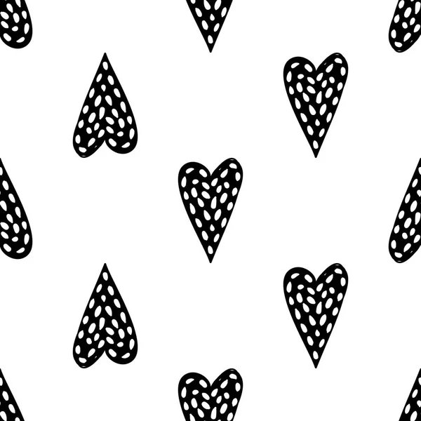 Background Pattern Hearts Vector Illustration — Stock Vector