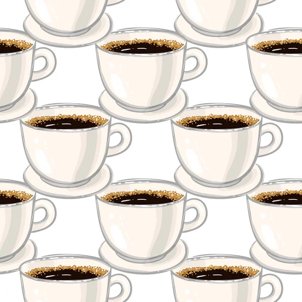 Aromă Fundal Cafea Ilustrație Vectorială — Vector de stoc