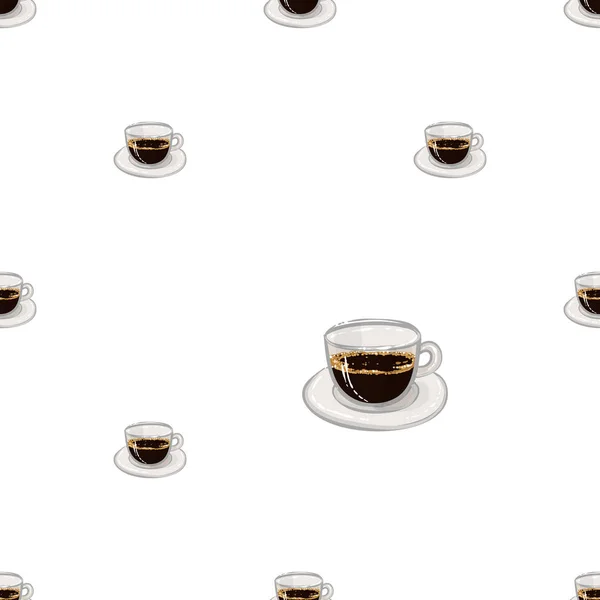 Aroma Koffie Achtergrond Vectorillustratie — Stockvector