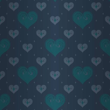 arka plan, desen yürekleri, vektör çizim. 