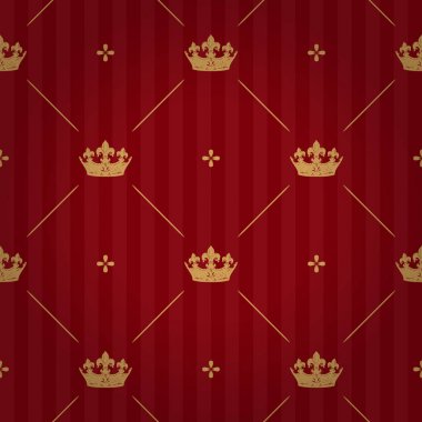 arka plan, kron, vektör çizim ile desen. 