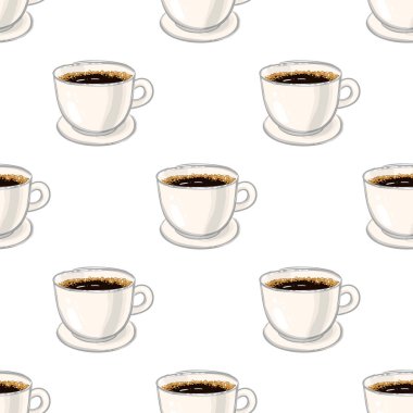 Aroma, kahve arka plan, vektör çizim 