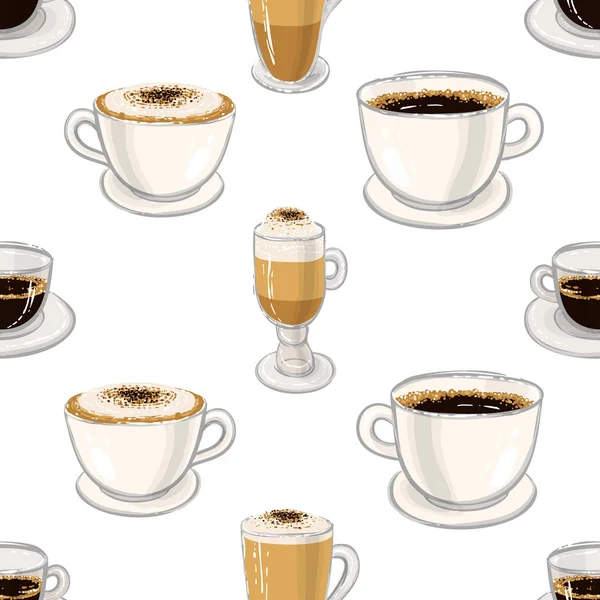 Aroma Kaffee Hintergrund Vektorillustration — Stockvektor