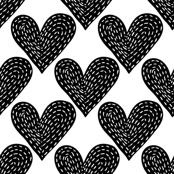 Fondo San Valentín Con Corazones Ilustración Vectorial — Vector de stock