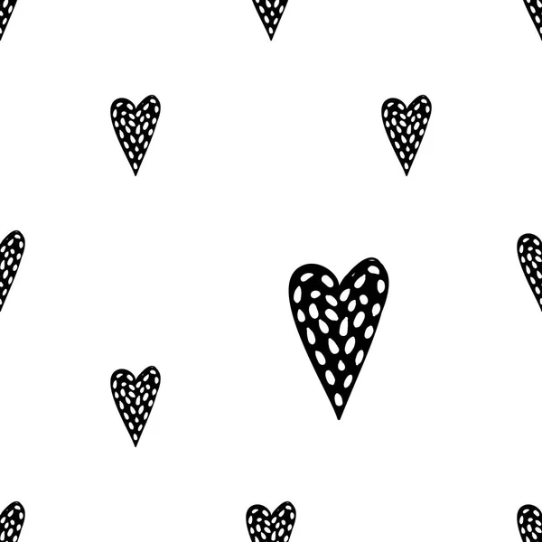 Fondo San Valentín Con Corazones Ilustración Vectorial — Vector de stock