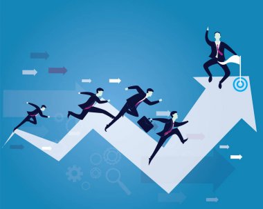İş rekabeti. Başarı için yarış