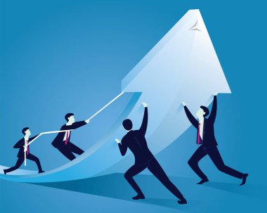 Birlikte başarıya ulaşmak için iş takım çalışması