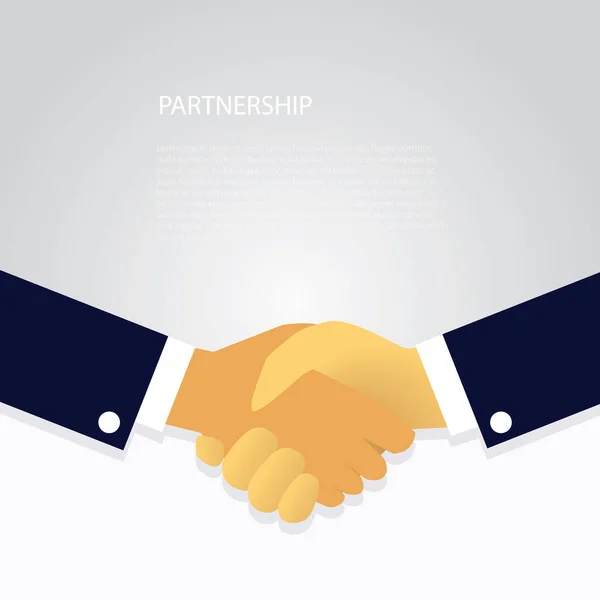 Business Deal Agreement Partnership Concept — Stock Vector